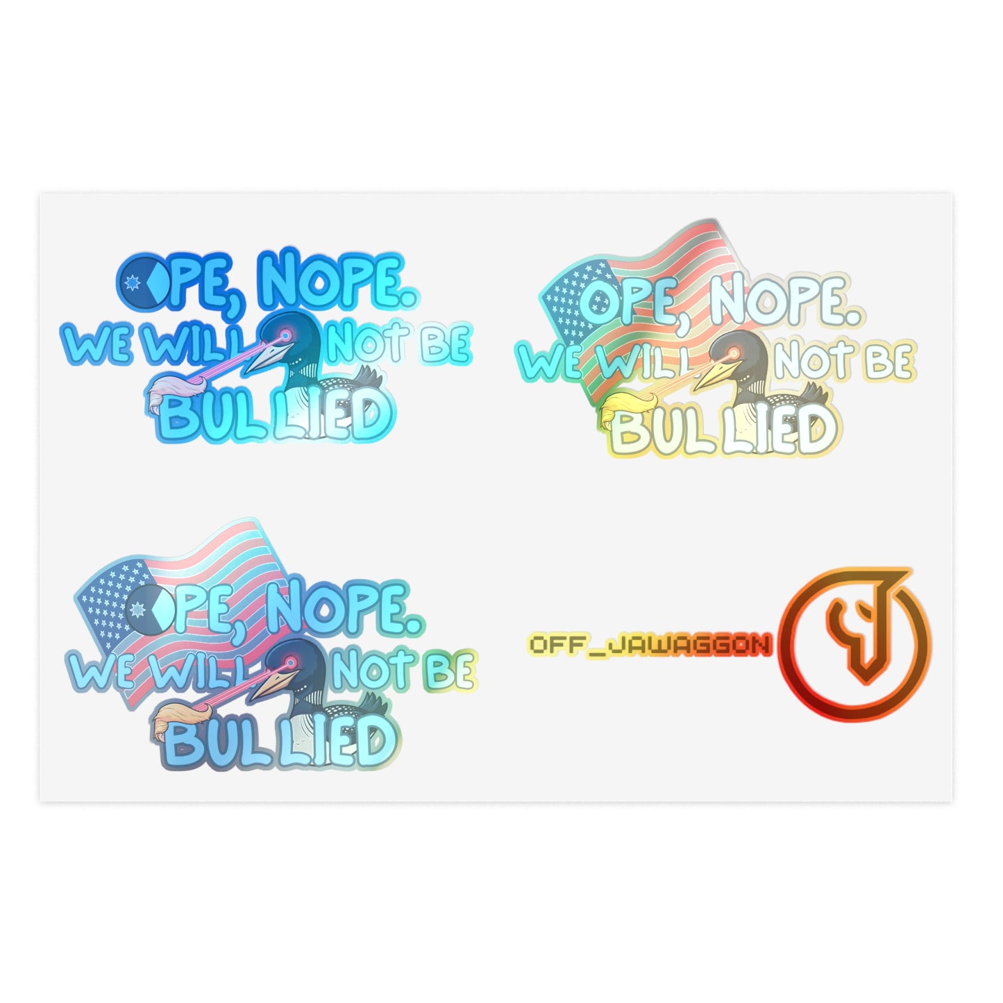 Ope, Nope! Stickers