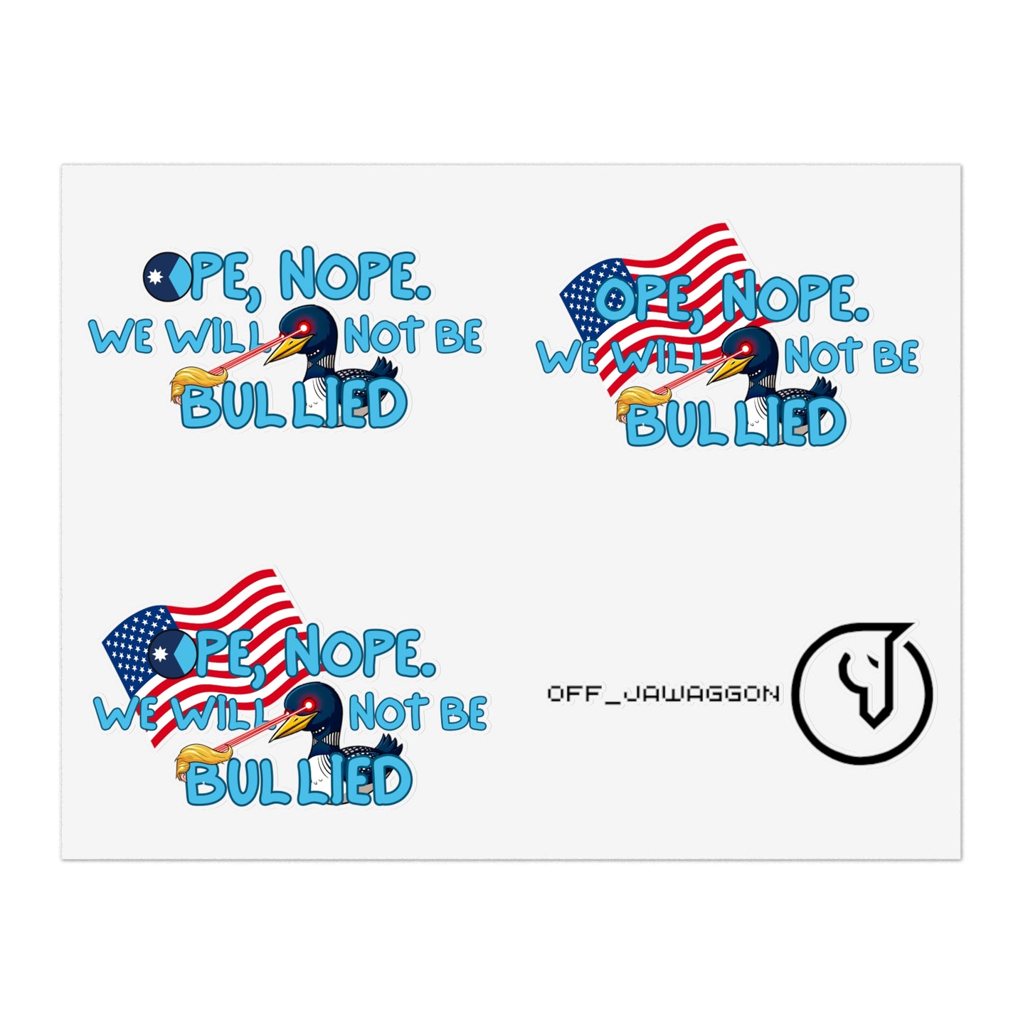 Ope, Nope! Stickers