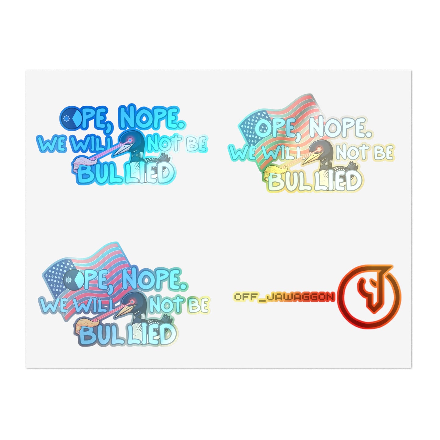 Ope, Nope! Stickers