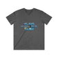 Men's V-Neck Tee — 'Nope, We Will Not Be Bullied' Parrot Anti-Bullying Graphic