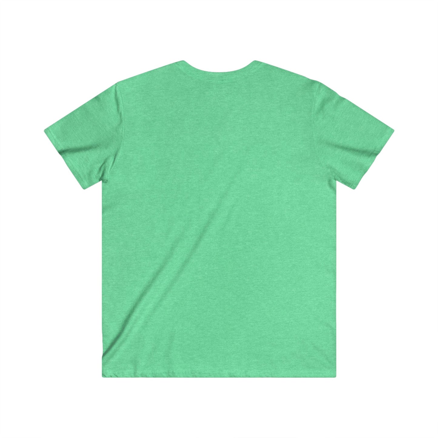 Men's V-Neck Tee — 'Nope, We Will Not Be Bullied' Parrot Anti-Bullying Graphic
