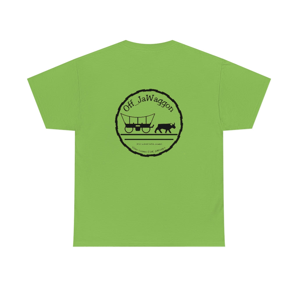 Off_JaWaggon Safety Green Tee