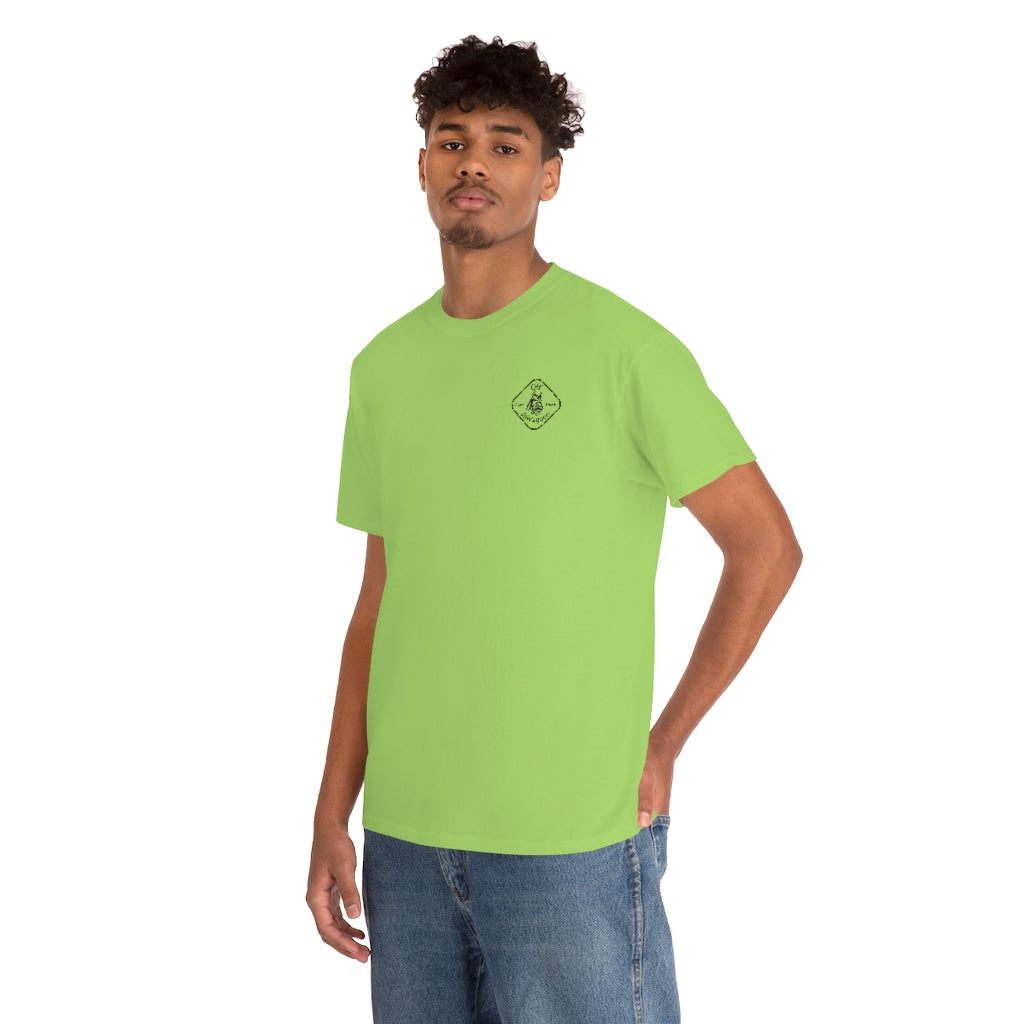 Off_JaWaggon Safety Green Tee