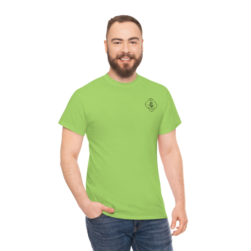 Off_JaWaggon Safety Green Tee