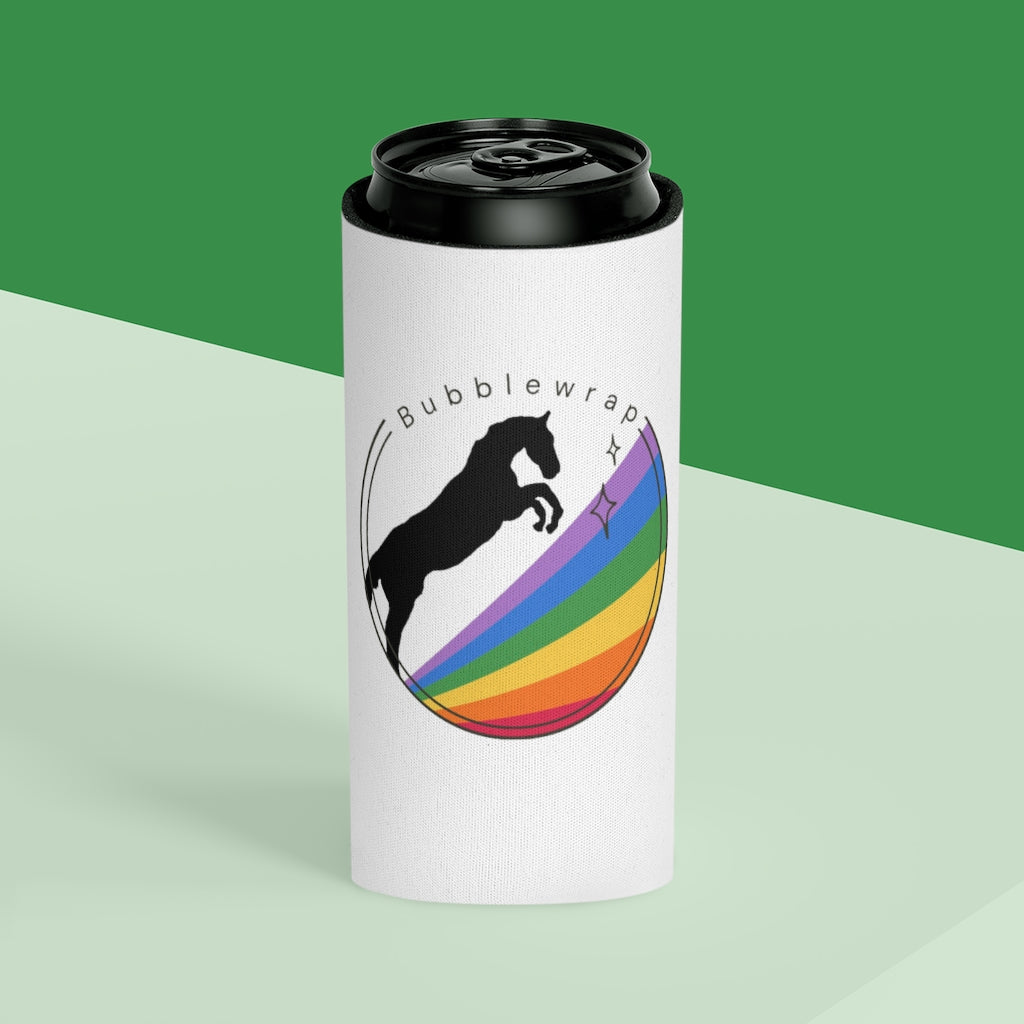 Bubblewrap Rainbow Bridge Can Coozie