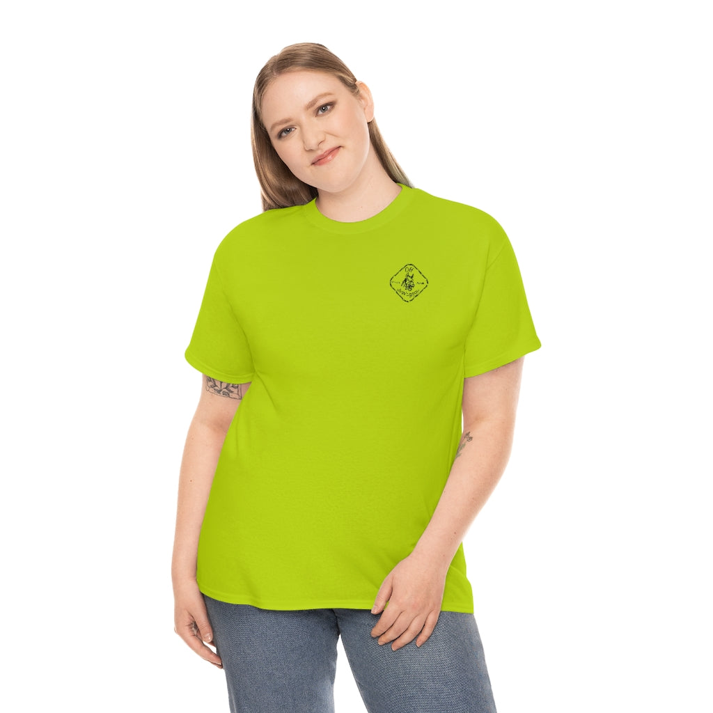 Off_JaWaggon Safety Green Tee