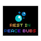 RIP Bubs memorial sticker