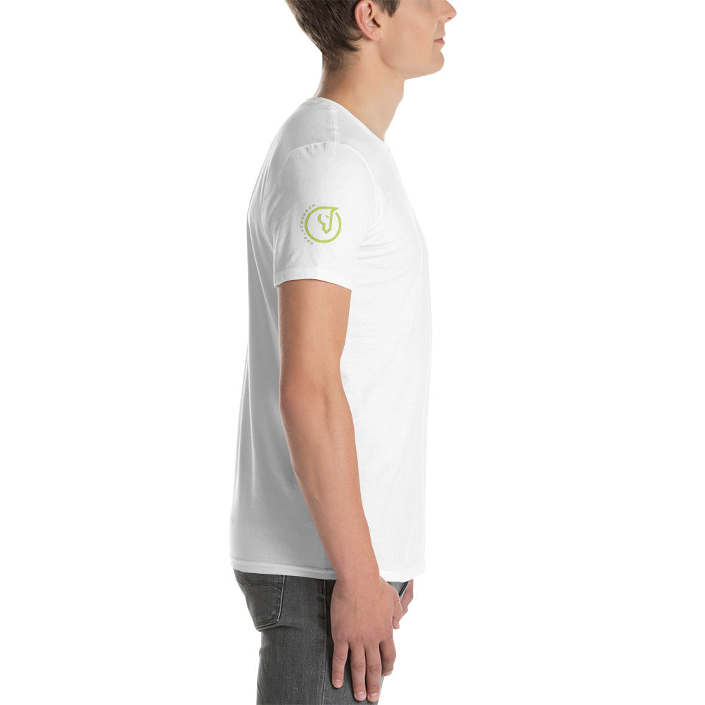 Off_JaWaggon arm logo T-Shirt